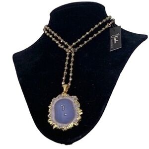 CIMBER NWT Pendant Necklace Stone Long - New with Tags